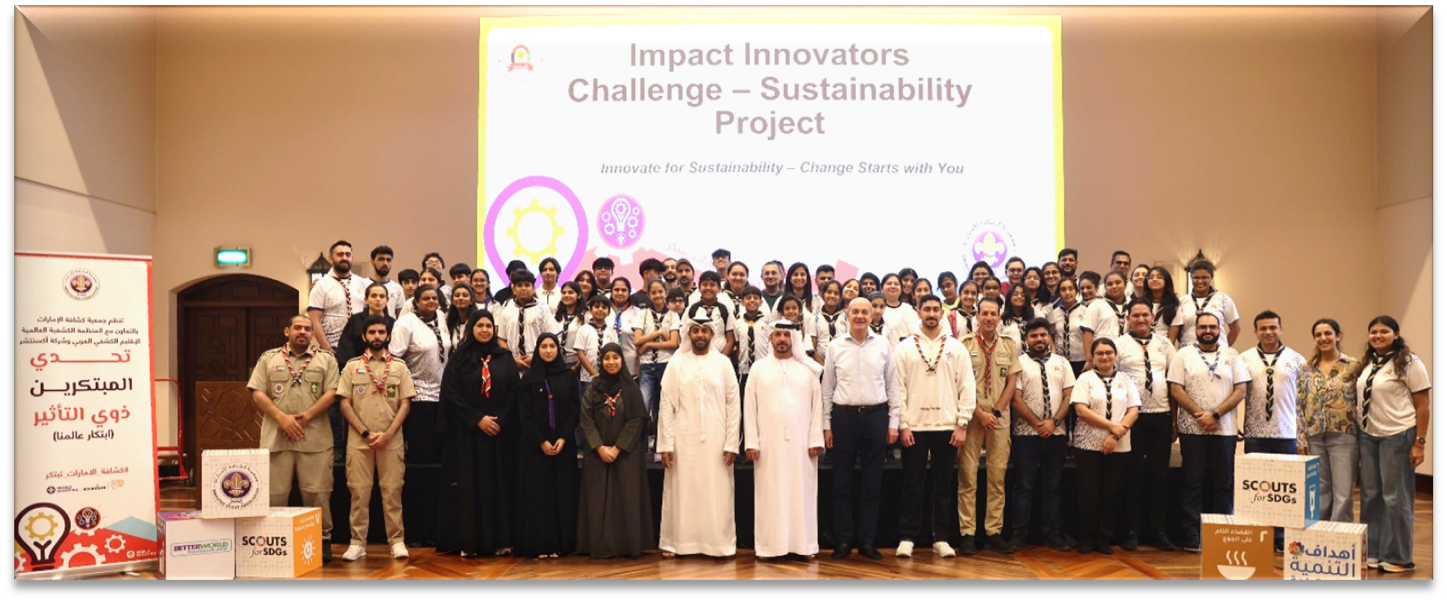 Innovation Week for Emirates Scouts within the Project Challenge of Impactful Innovators (Our Innovation, Our World) 2