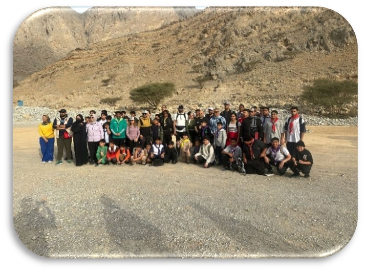Adventurer Ali Al Habsi Team organizes the “Intermediate Trail Hike” in collaboration with Ras Al Khaimah Scout Commission (4)