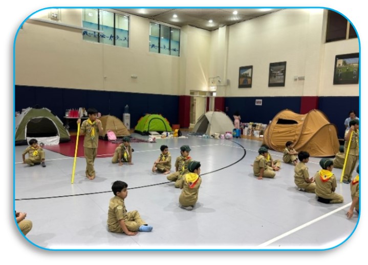 Ajyal Al Wadi School organizes a scouting camp titled “Challenge and Achievement Day” for Cubs and Brownies (1)