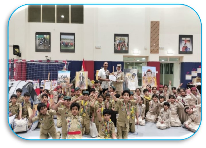 Ajyal Al Wadi School organizes a scouting camp titled “Challenge and Achievement Day” for Cubs and Brownies (2)