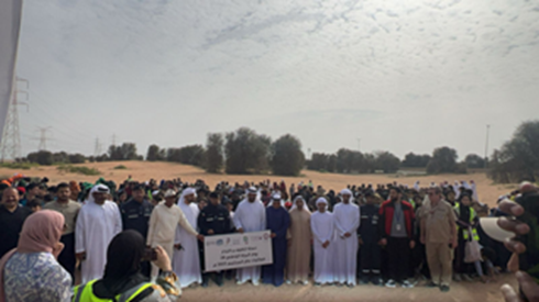 Al Ain Scouts participate in an environmental conservation campaign in Al Nabagh (3)