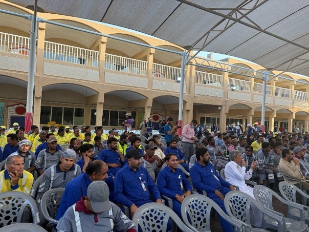 Dubai Scouts participate in the Warm Winter initiative to support workers and promote social solidarity (1)