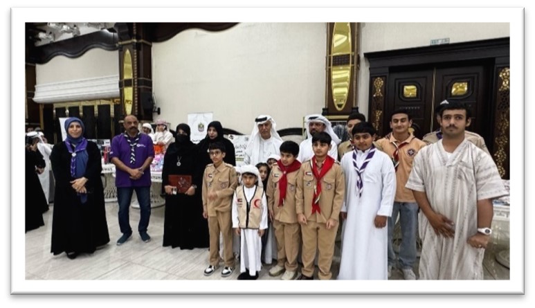 Ras Al Khaimah Scouts participate in the “Zayed Al Khair – Giving Unites Us” event in the presence of Sheikh Salem bin Sultan Al Qasimi (4)