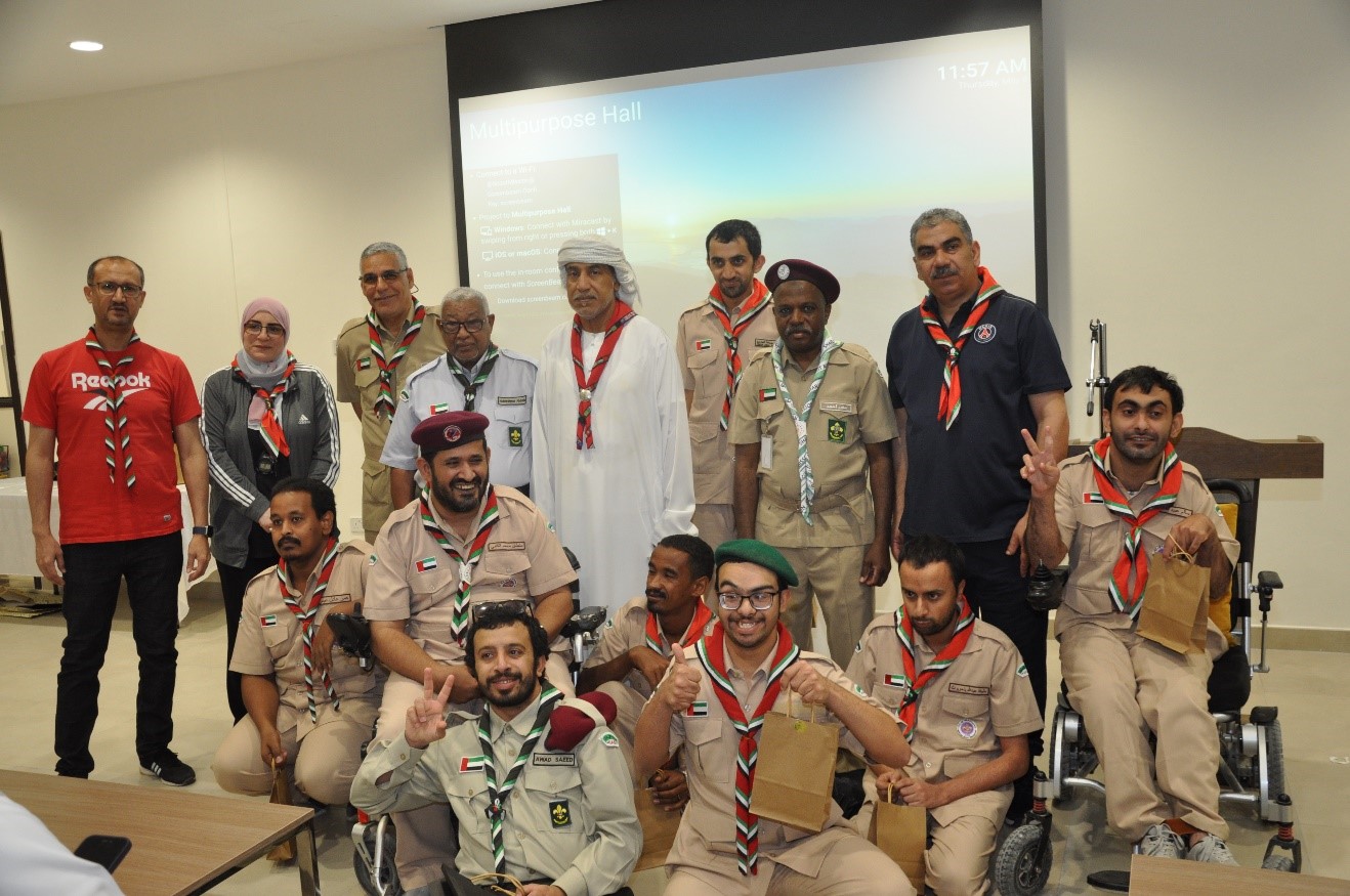 Sharjah Hosts the Annual Scout Gathering of the Challenge Youth Team for People of Determination 4