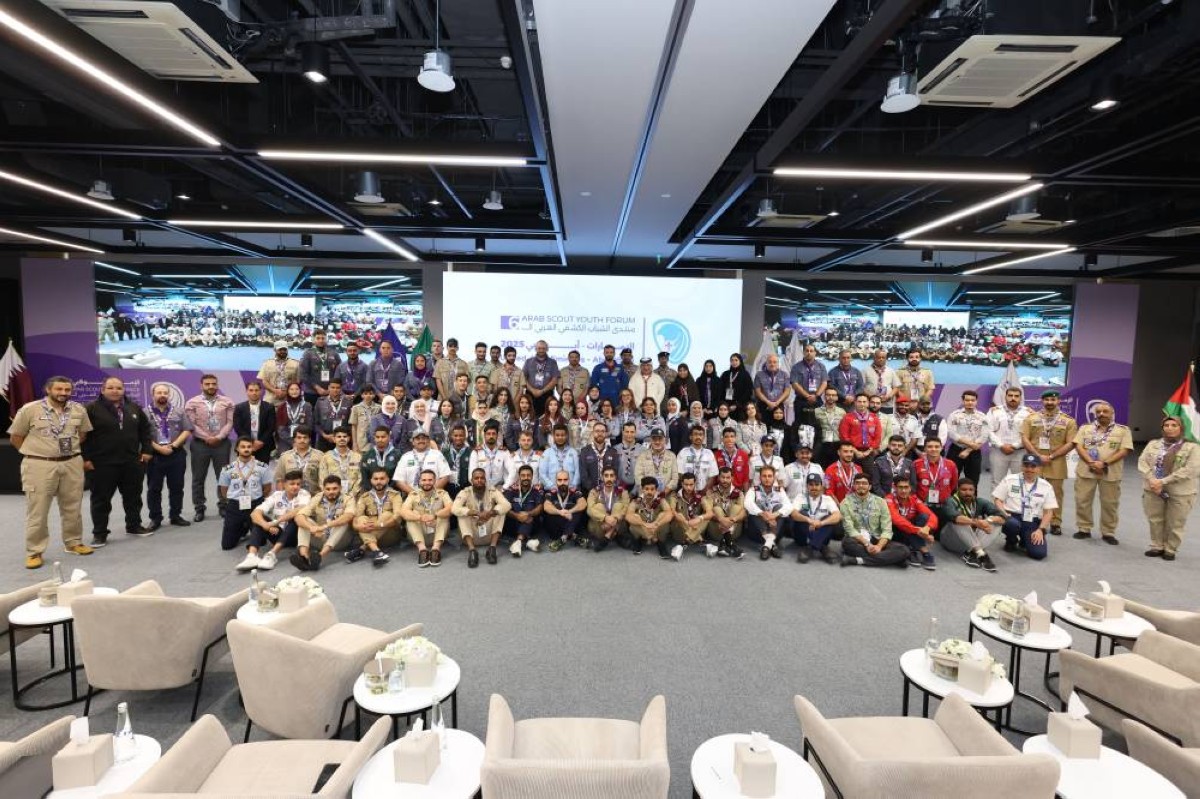 Sultan Al Neyadi shares his space journey at the 6th Arab Scout Youth Forum in Abu Dhabi