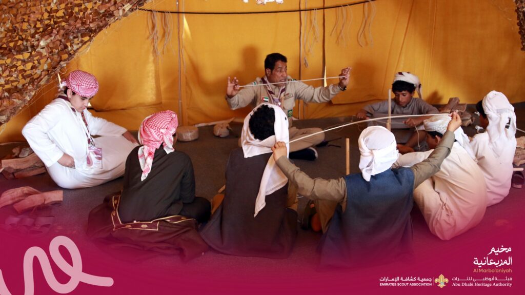 A Rich Day of Learning and Emirati “Al Sana’a” on the Second Day of Al Murabba’aniyah Camp