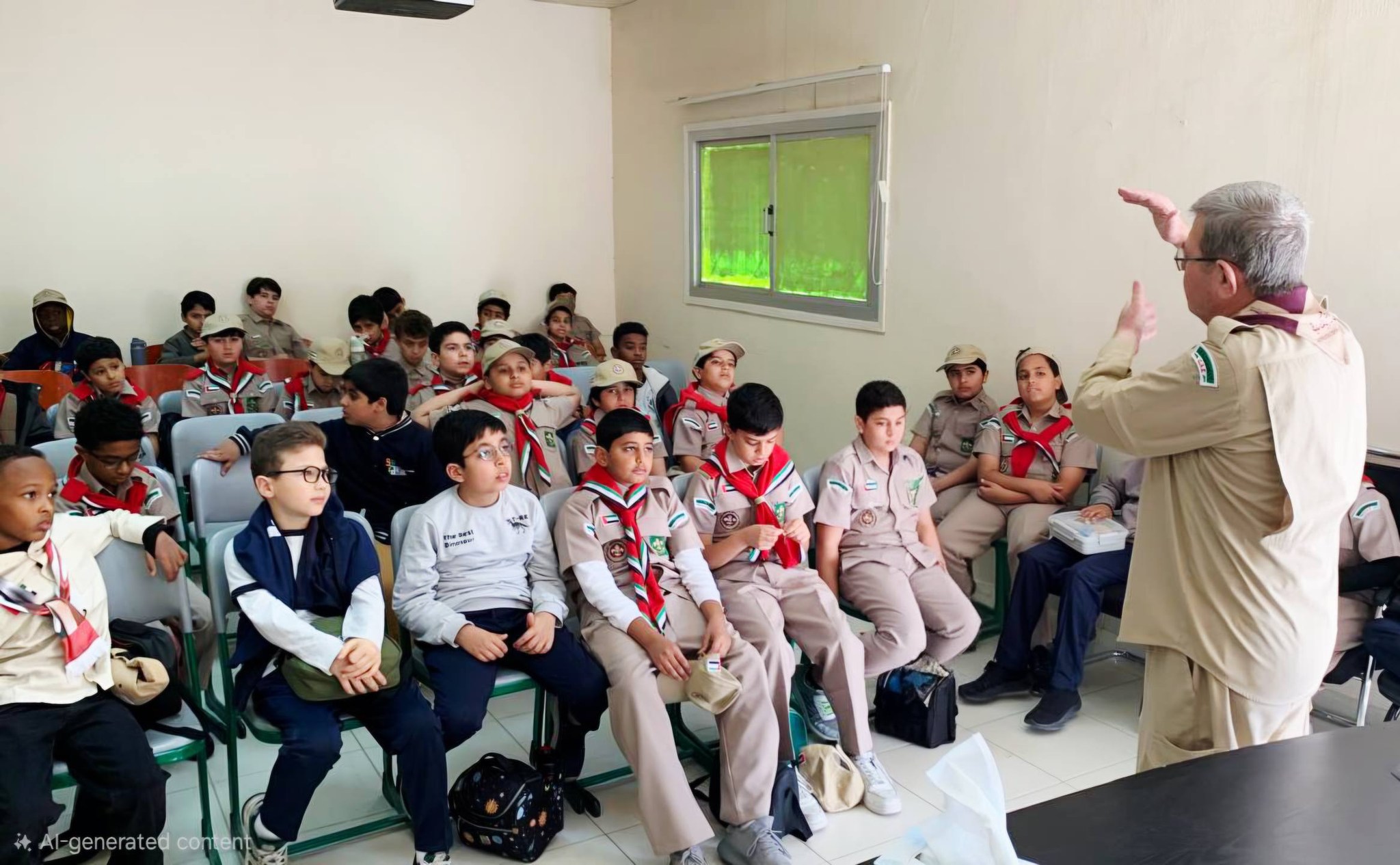 Scoute Training Distinctive Scouting Training at Al Ain Scouts Commission - جمعية كشافة ...