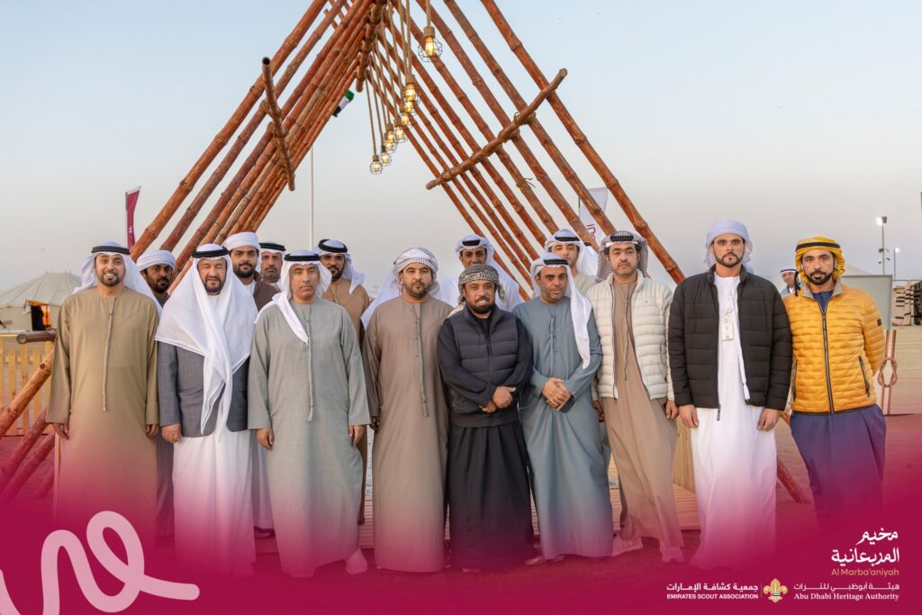 H.E. Nasser Mohammed Al Mansoori visits Al Murabba’aniyah Camp in Al Dhafra